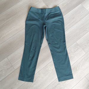 LOFT Julie cropped stretch pants (hunter green)